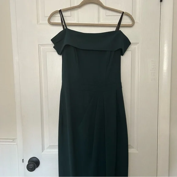 Anthropologie BHLDN Delice Off the Shoulder Crepe Dress - Picture 3 of 13